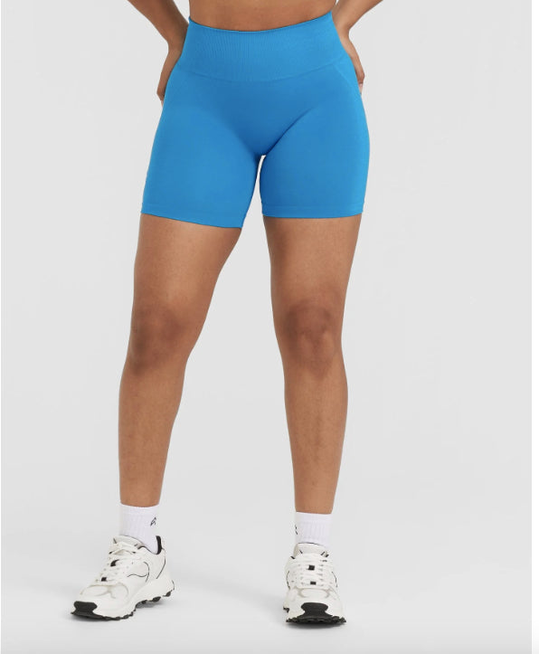 OA | Effortless Seamless Shorts - Tropical Blue